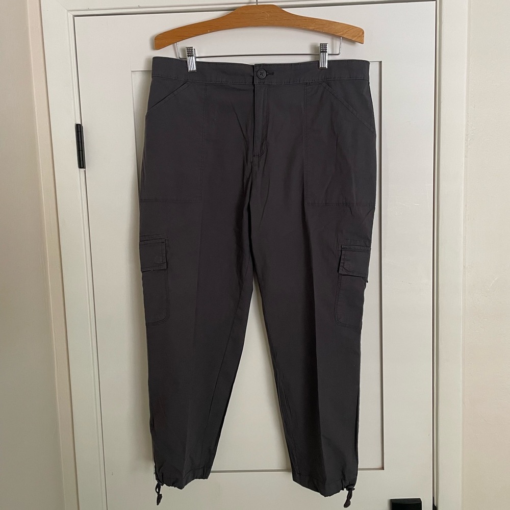 Gray Cargo Pants with Classic Style